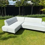 Tuinhoekbank, Toscane allweather, lighy grey, bouwjaar 2026